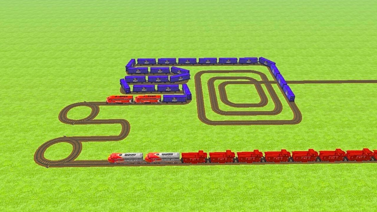 Kereta Panjang Rel Ular 🐍 #4