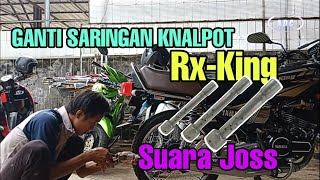Replacing the RX-KING custom filter for the original exhaust || Joss sound and not holding back