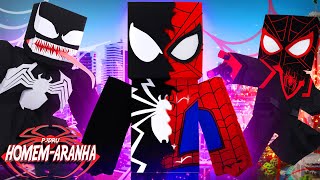 Minecraft: HOMEM ARANHA vs VENOM - O FILME COMPLETO! ‹‹ P3DRU ›› screenshot 4