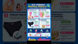 Eco Friendly Menstrual Products🌸🙎♀️#ecofriendly #menstrualhealth #stayfree #wisper #medico #facts