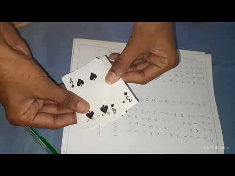 Playing Card sorting with binary number logic