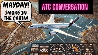 MAYDAY! SMOKE IN THE CABIN! || Cathay Emergency Landing in Boston
