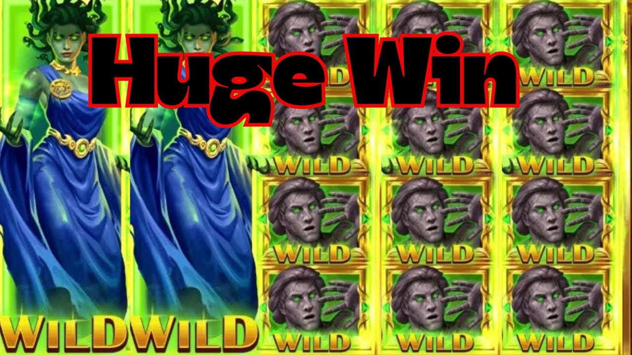 Queen of Stone MEDUSA 🐍 Huge Demo Win & Bonus Feature Showcase