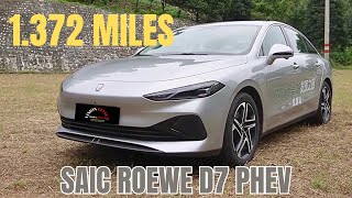The Roewe D7 DMH Was Driven 1,372 miles (2,208 km) on a Single Tank of Gas and a Full Battery Charge