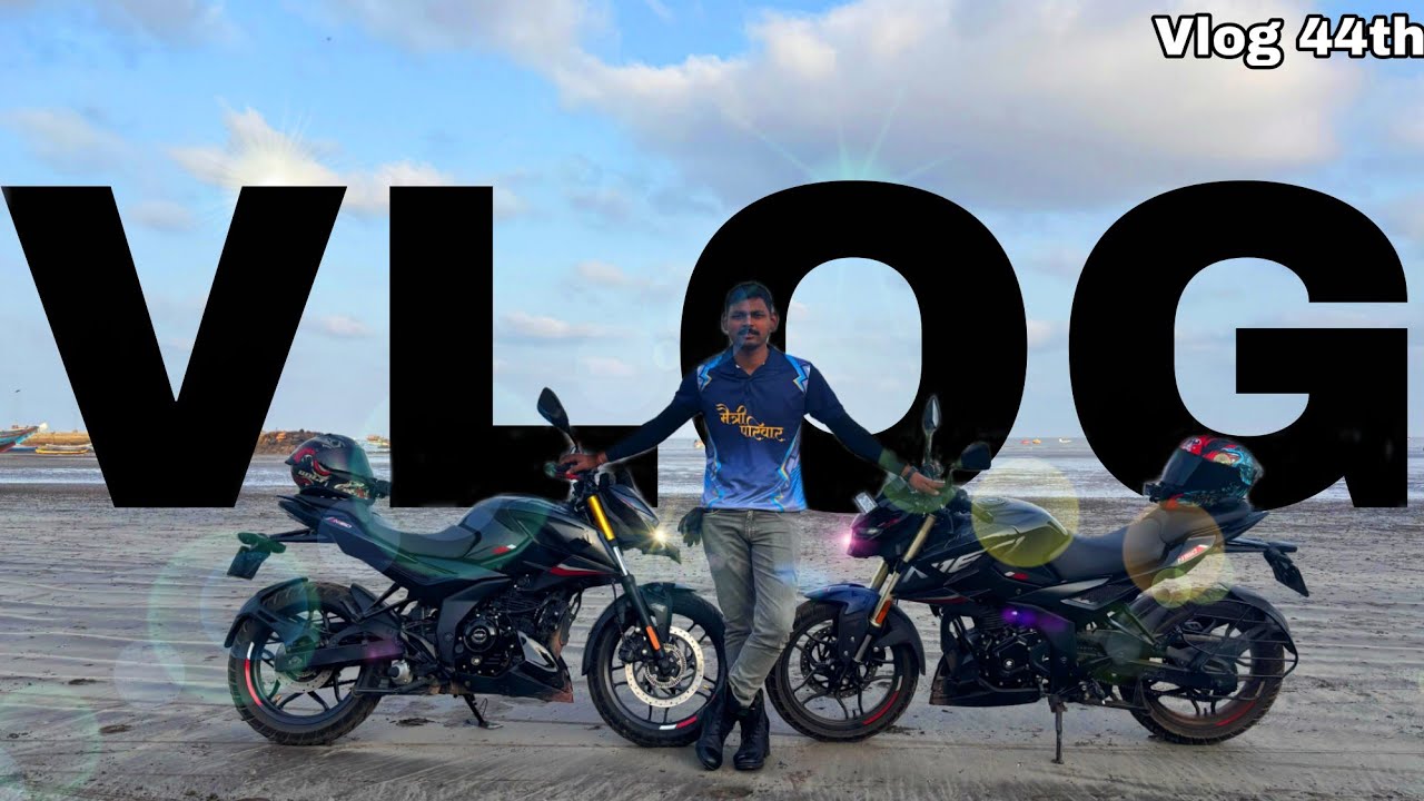 first moto vlog with n160 | Morning ride at Manori Beach | short ride