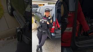 Why cops put their hands in their vests 🙌🏽 #cop #comedy #shorts