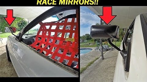 Installing RACE MIRRORS On the B13 Terminator Sentra!