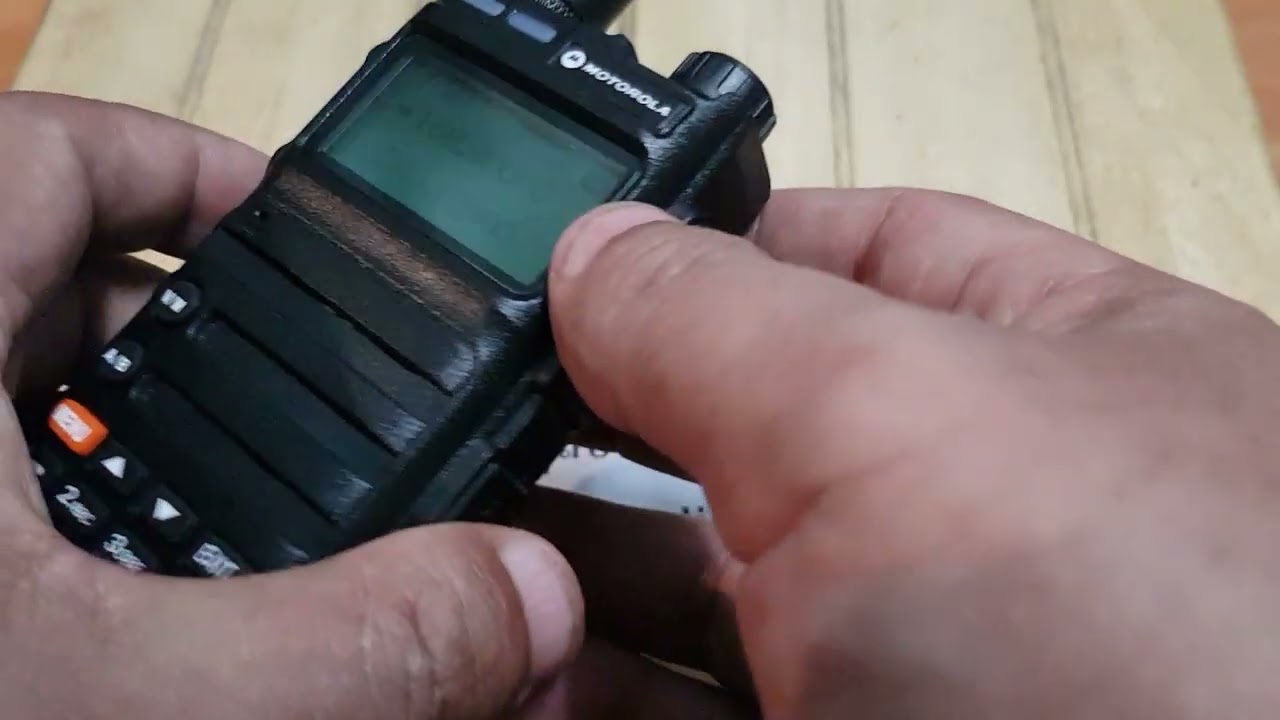 วิธีบันทึกช่องแดง Motorola GP328 Plus