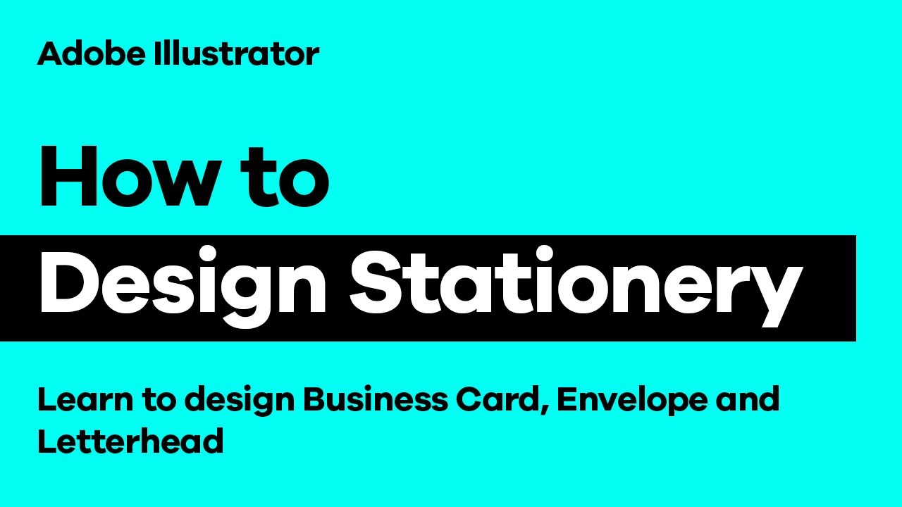 How to Design Stationery in Adobe Illustrator
