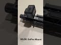 M-LOK GoPRO Mount for AR15 #gopro #mlok #productdesign