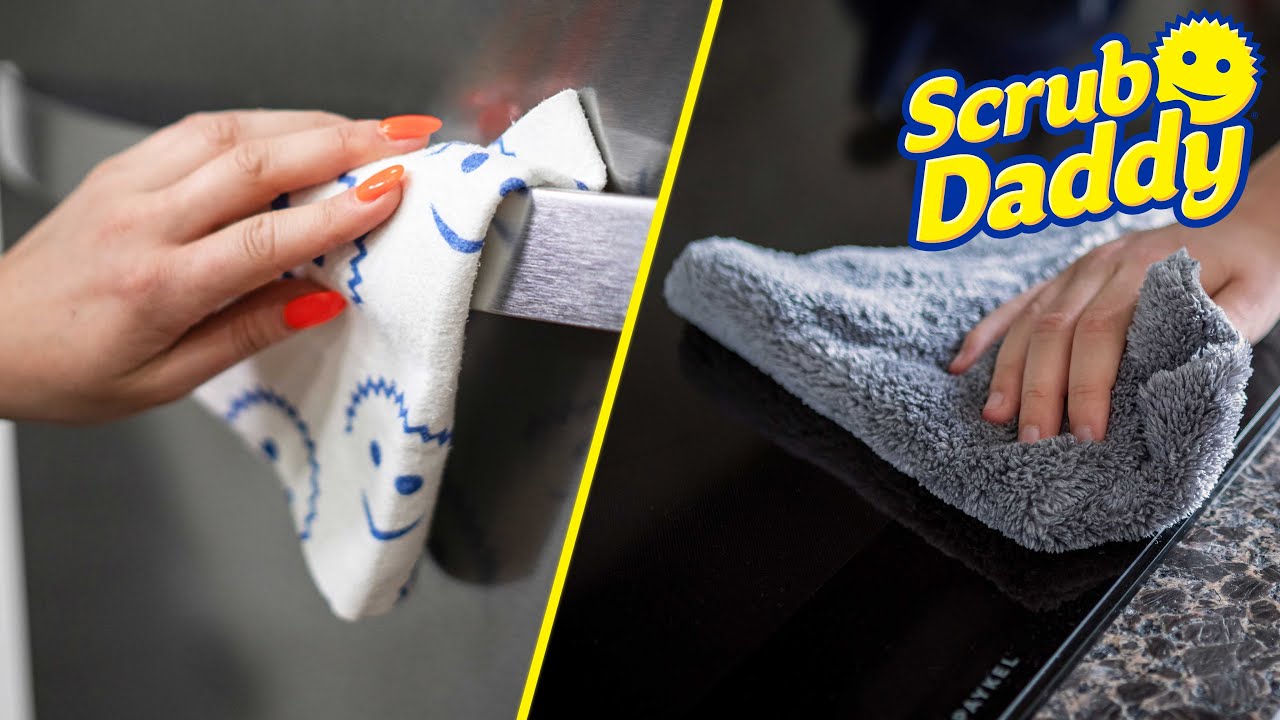 Why Scrub Daddy Streakless & Microfiber Cloths Are BETTER Than Paper ...