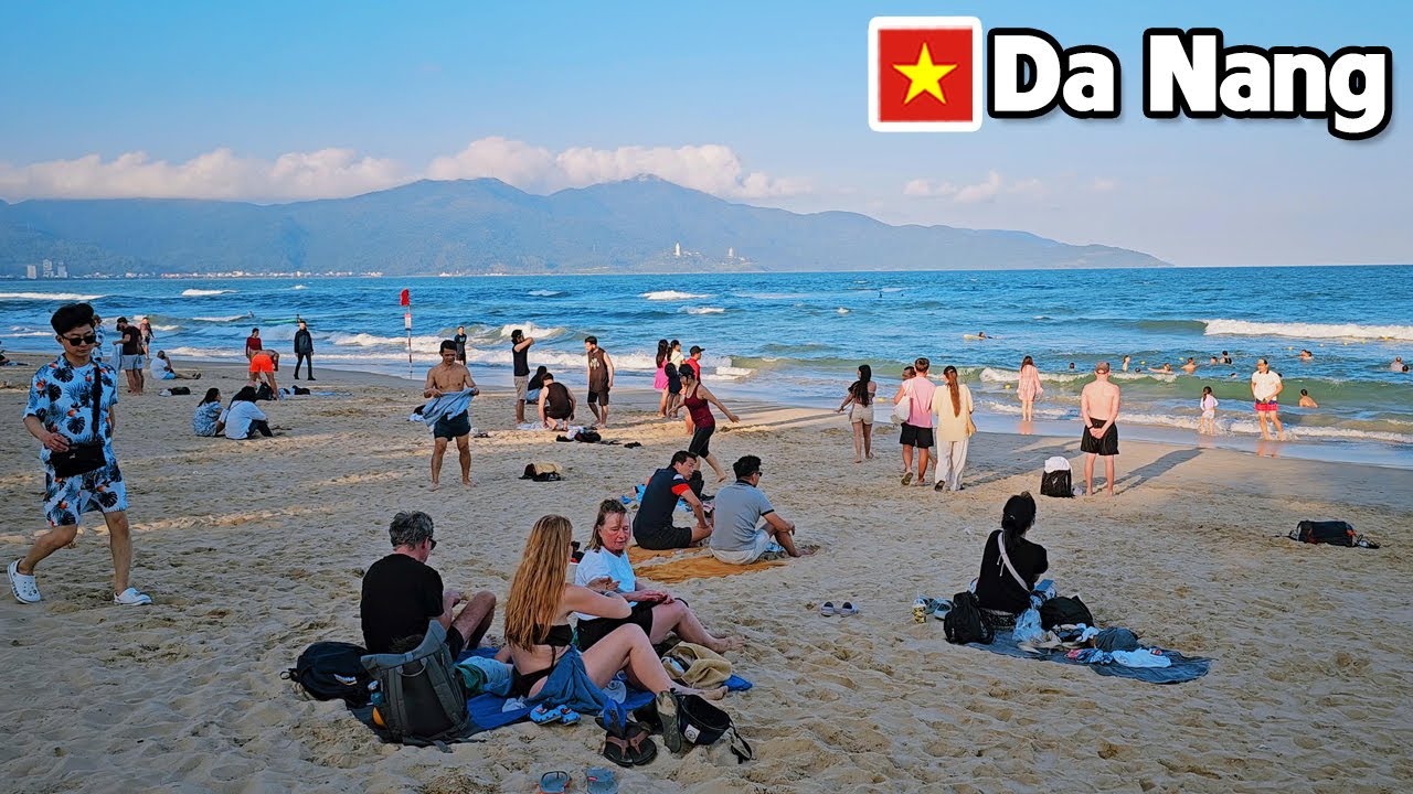 DA NANG VIETNAM 2026 - Perfect Sunny Day at My Khe Beach Real Life Walking Tour