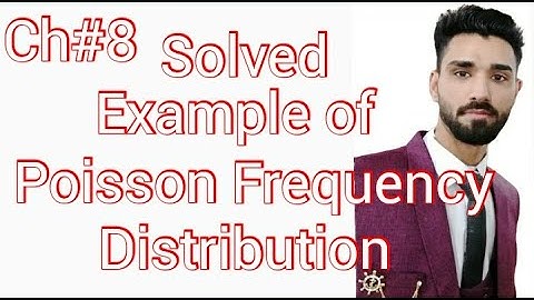 Poisson frequency distribution , short and amazing hints ch 8 (12) | Chapter 8 | Statistics Tutor