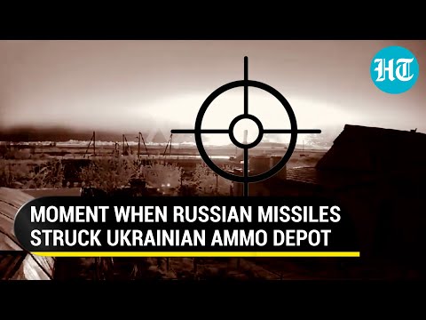 Putin's deadly attack on Ukrainian Army on Cam; Missiles blow up Pavlohrad rocket storage facility