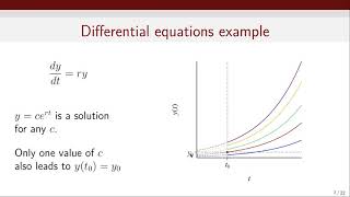 Lecture 11 - Ordinary differential equations - Euler method in C++