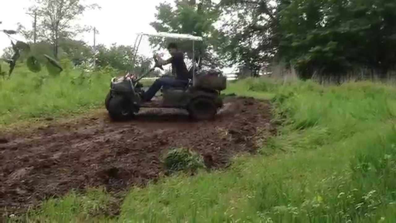 Electric golf cart drifting YouTube