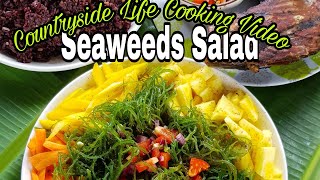 Seaweed Guso Salad Countryside Life Cooking Video In Davao Mama Fraus Cooking