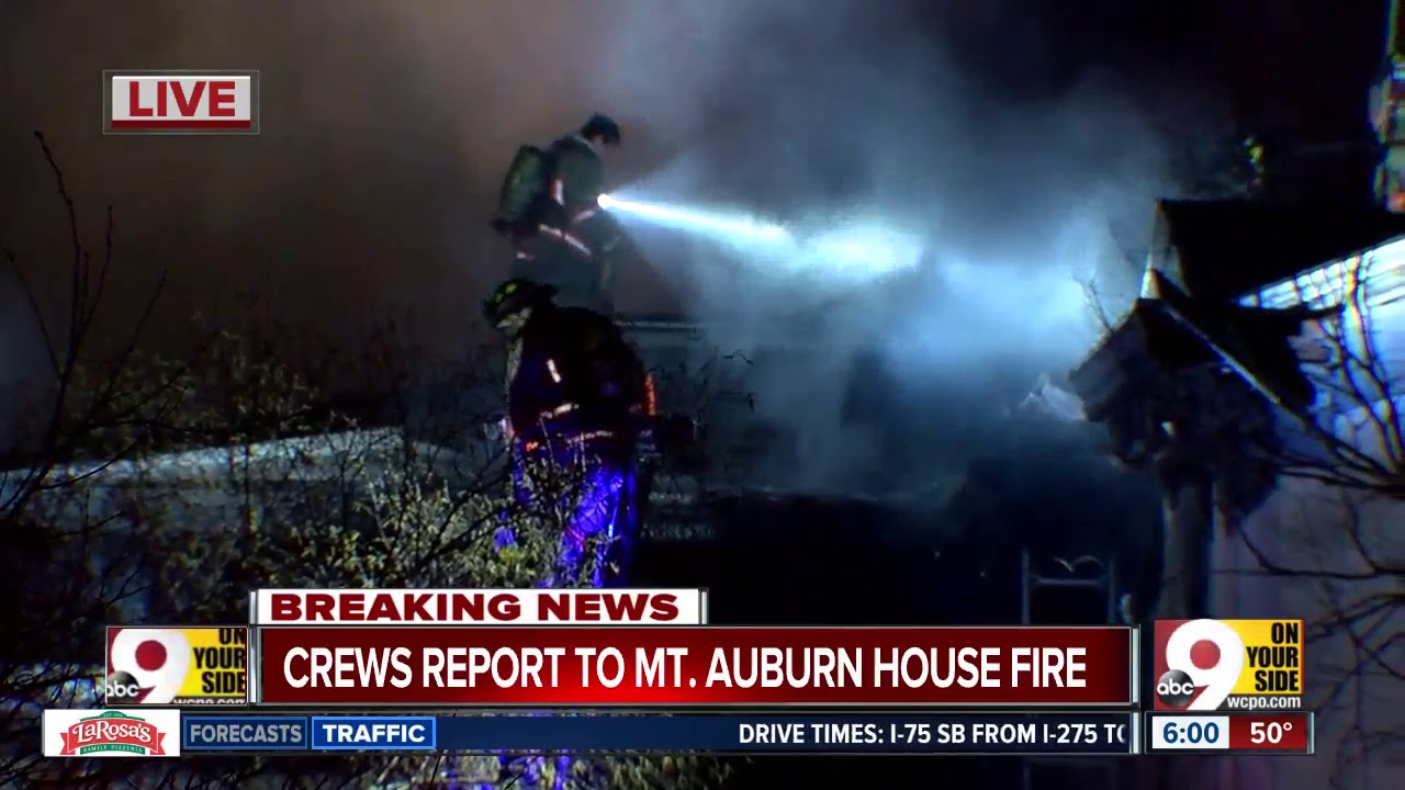 Crews respond to Mount Auburn fire