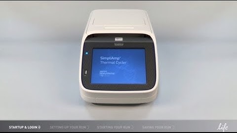 8インチ大画面タッチパネル搭載Applied Biosystems® SimpliAmp™サーマルサイクラー®