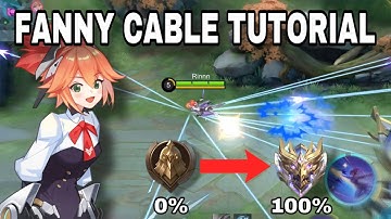 FANNY TUTORIAL (BASIC CABLE, STRAIGHT CABLE AND DOUBLE DAMAGE) FROM BEGINNER TO PRO PLAYER ❗️❗️❗️