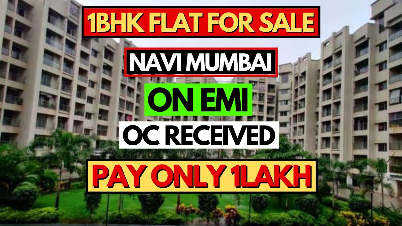 1BHK FLAT IN NAVI MUMBAI ON EMI CHEAP FLAT FOR SALE RERA APPROVED