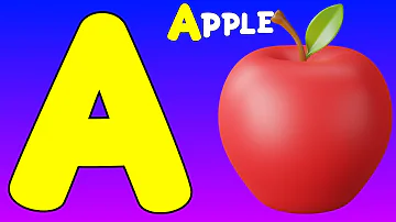 Phonics Song 2 with TWO Words in 3D - A For Apple - ABC Alphabet Songs with Sounds for Children