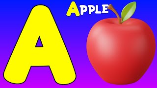 Phonics Song 2 with TWO Words in 3D  A For Apple  ABC Alphabet Songs with Sounds for Children
