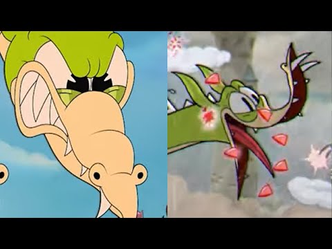 The Dragon game vs show comparison