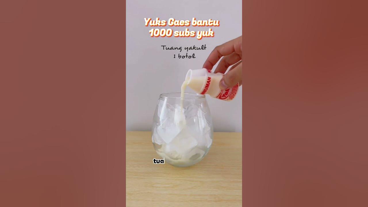 Trik Kreatif: Yakult Drink Recipe, Resep Minuman Segar dengan Yakult yang Sedang Trend