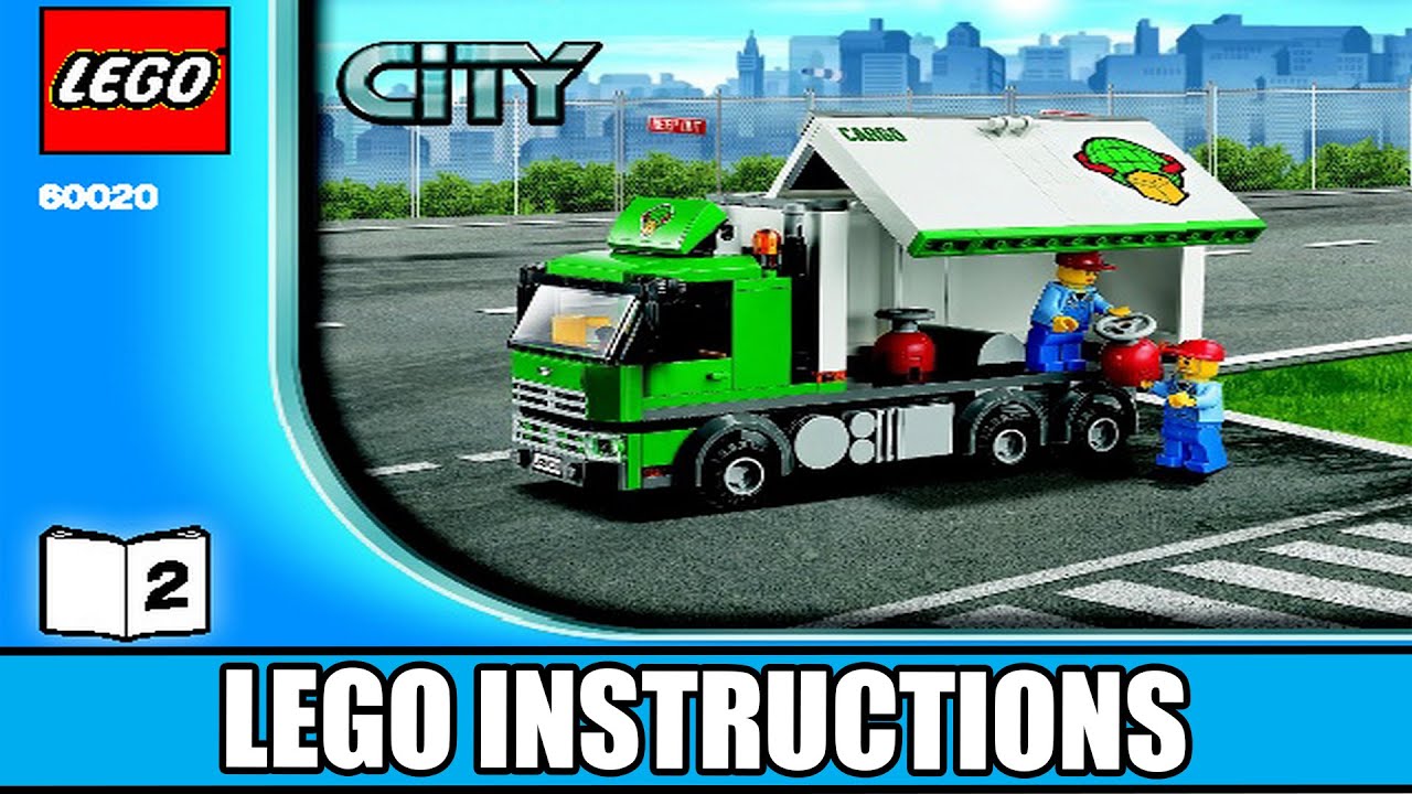 LEGO Instructions | City | 60020 | Cargo Truck (Book 2) - YouTube