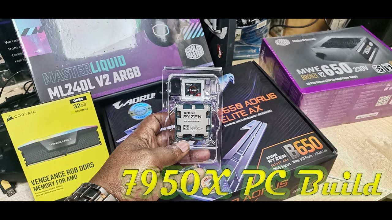 AMD Ryzen 9 7950x Gaming PC Build With GIGABYTE B650 AORUS ELITE 
