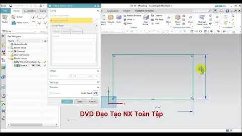 Bài 15  Nhóm lệnh Edit Curve, lệnh Point, lệnh Make Coner NX 11