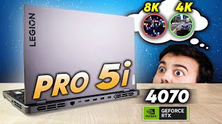 8K Editing 4K Gaming ? !! Lenovo Legion Pro 5i - RTX 4070 