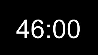Basic 46 Minutes silent countdown + end beep buzzer