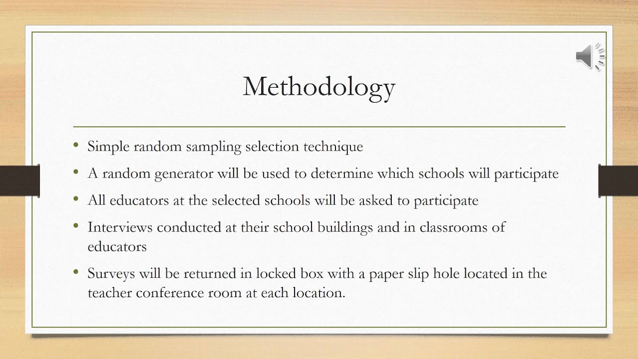 methodology in research proposal ppt