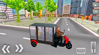 New Modern Tuk Tuk Auto Rickshaw Taxi Parking Simulator Game | Rickshaw Taxi - Aandroid Gameplay screenshot 4