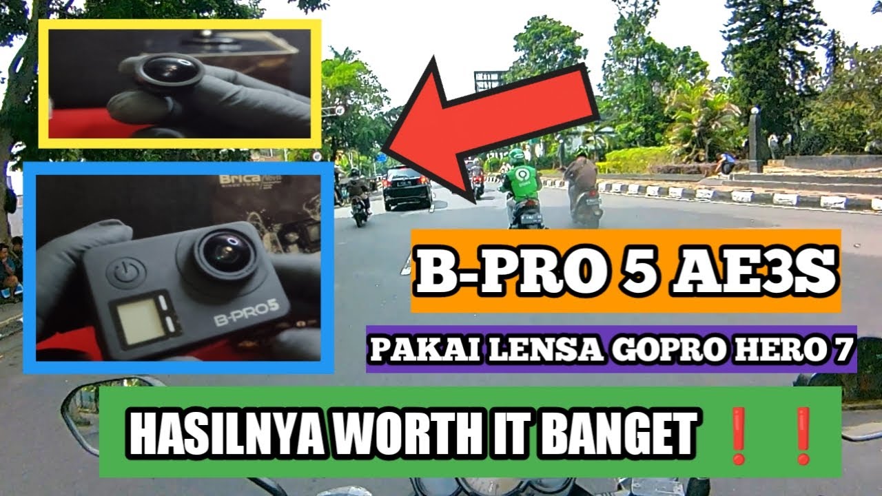 Hasil nya worth it ❗ Setelah ganti lensa BPRO dengan GOPRO