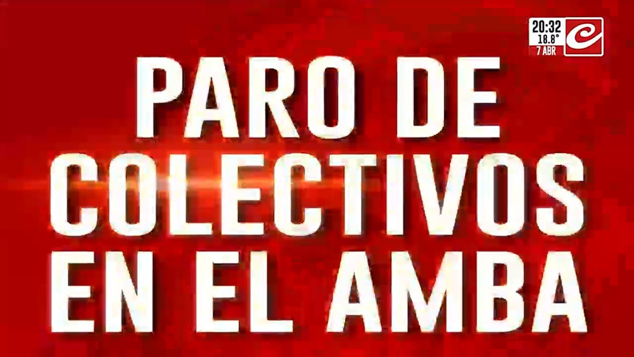 Paro de colectivos en el AMBA: la UTA amenaza con paro - YouTube