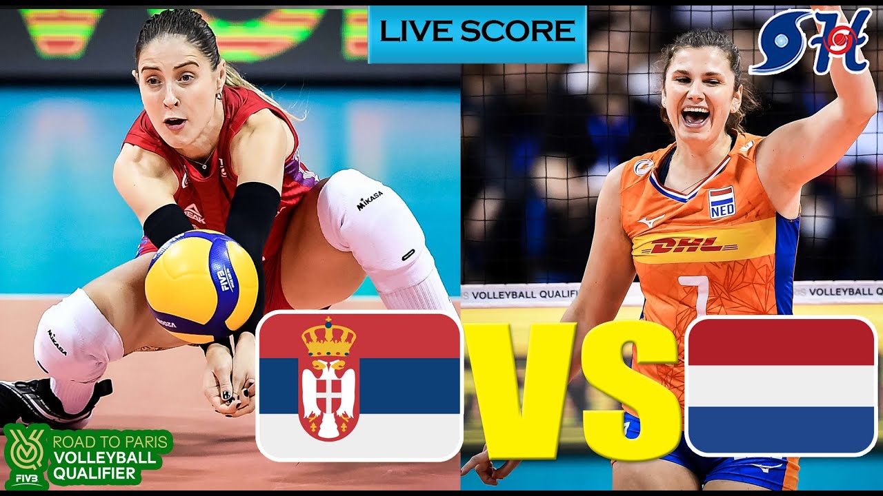 Serbia Women vs Netherlands Women Volleyball Live Play by Play FIVB Road to Paris Volleyball