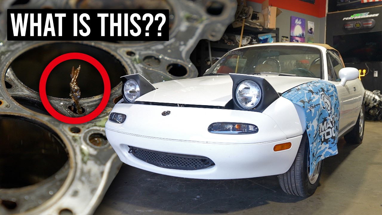 Taking apart the Worst Miata 1.8L Engine i've ever seen! - YouTube