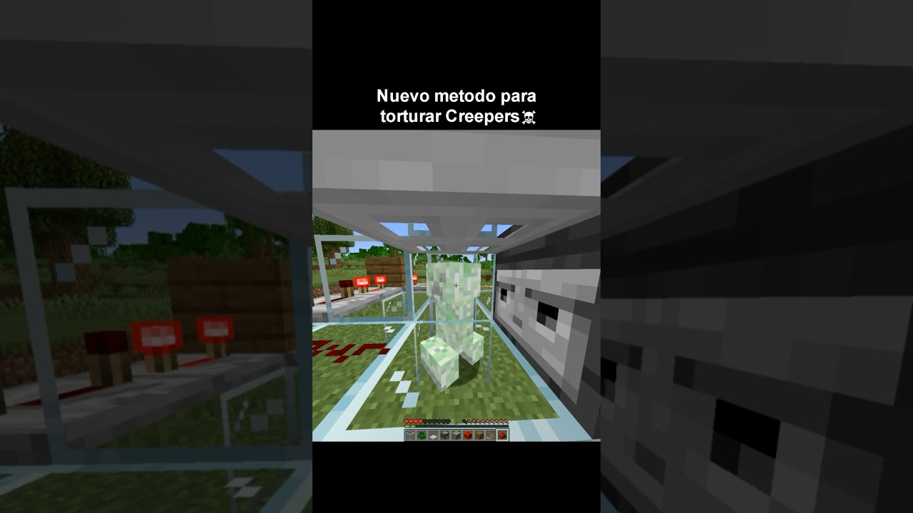 Nuevo método para torturar Creepers ☠️😭 