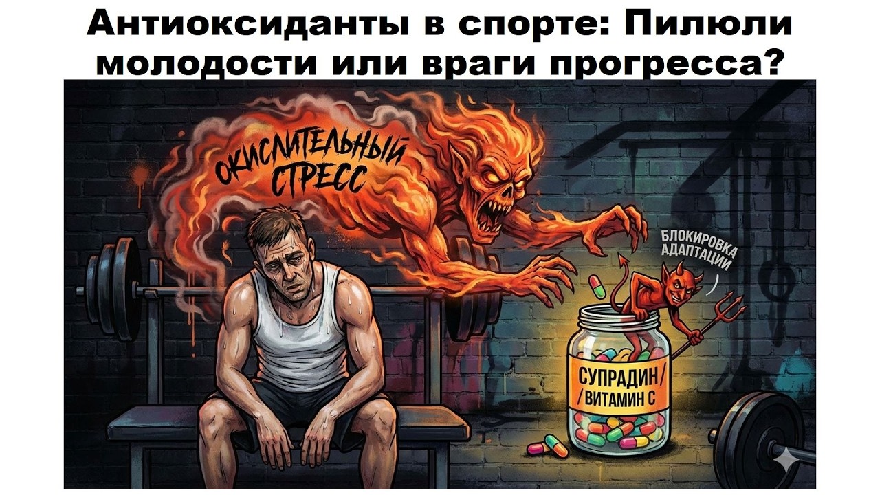 Антиоксиданты в спорте: Пилюли молодости или враги прогресса?