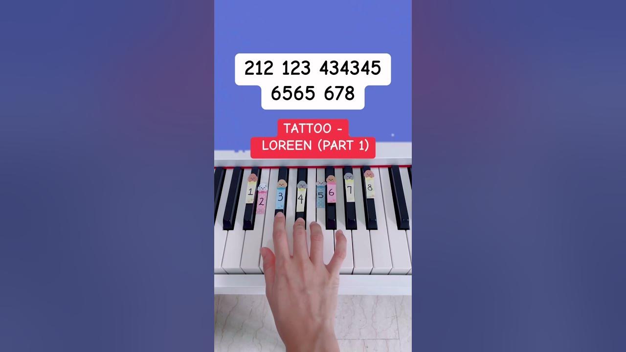 Tattoo - Loreen (Part 1) (Easy Piano Tutorial) #pianobeginner  #pianotutorial #pianolession