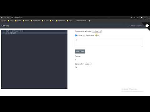 CodeIt An online Code Compiler