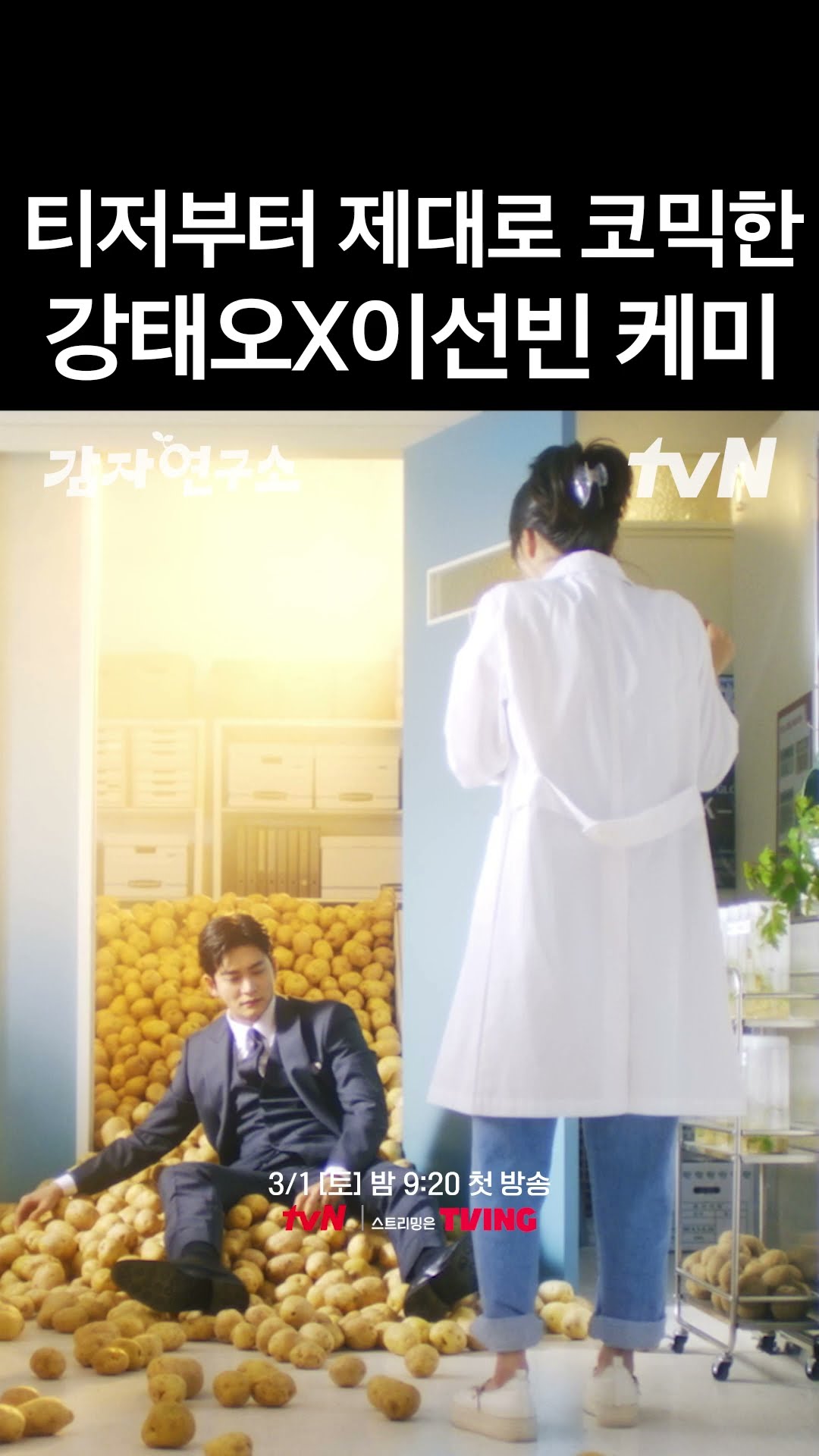 티저에 '감자'만 가득한 강태오X이선빈 신작 ㅋㅋㅋ #감자연구소