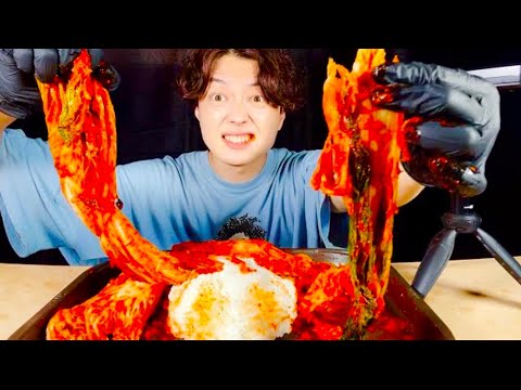 ASMR咀嚼音🤤日本暑すぎだから本場のキムチを大量に食べるVarious Kinds of Kimchi【Mukbang/Eating Sounds】【日本語字幕】