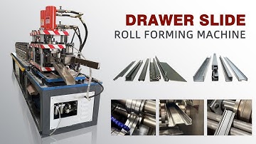 KINGREAL High Quality Telescoping Drawer Slides Roll Forming Machine | Drawer Slides Making Machine