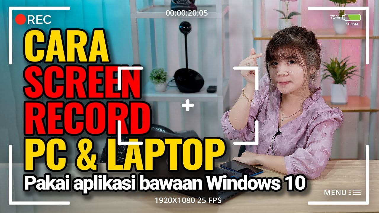 Cara screen record di laptop dan pc tanpa aplikasi youtube