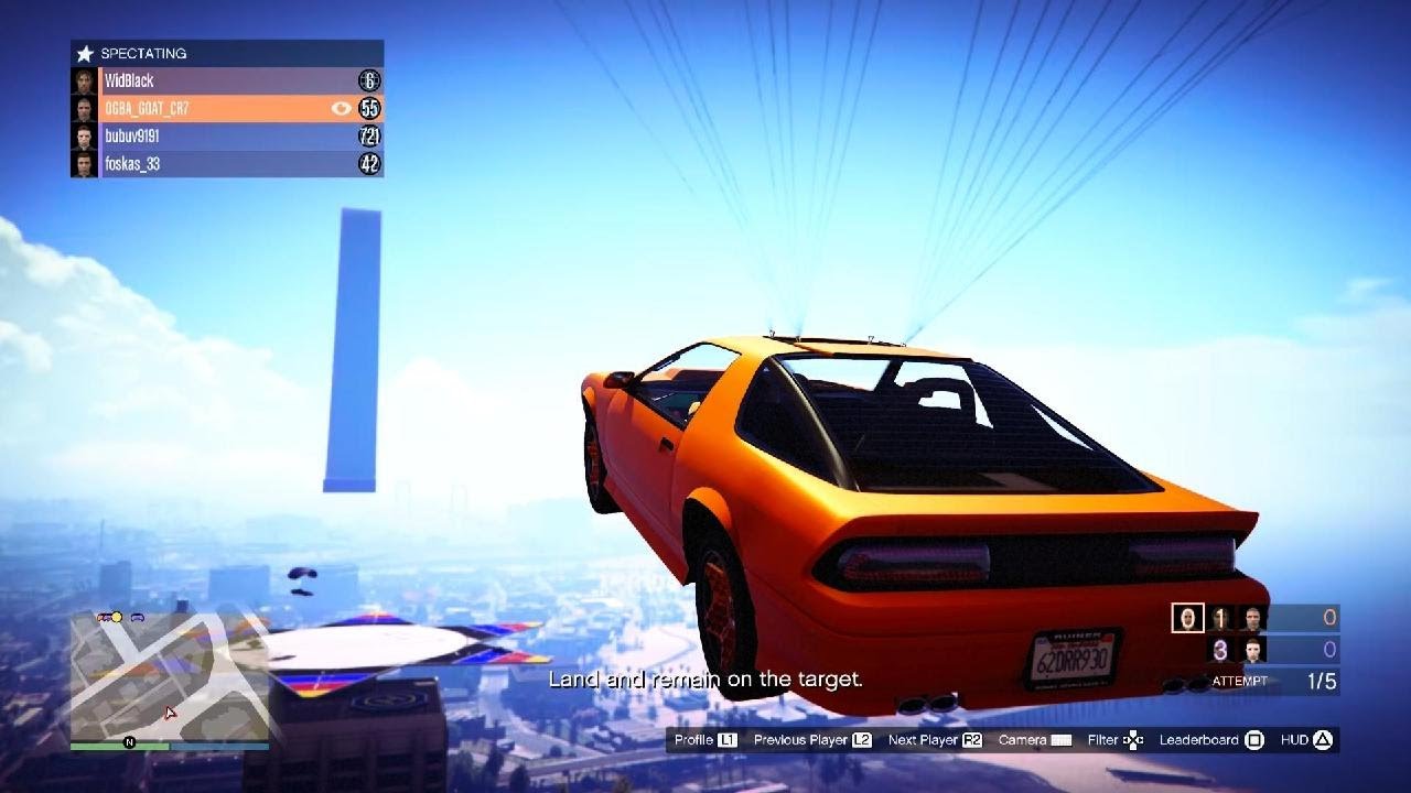 Grand Theft Auto V Mega Ramp race - YouTube