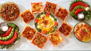فطور العطلة بسوريا خمس أطباق مشكلة بطعم لذيذ بمكونات سهلة بطريقة أحترافية?‍